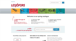 Desktop Screenshot of catalog.lesjoforsab.com